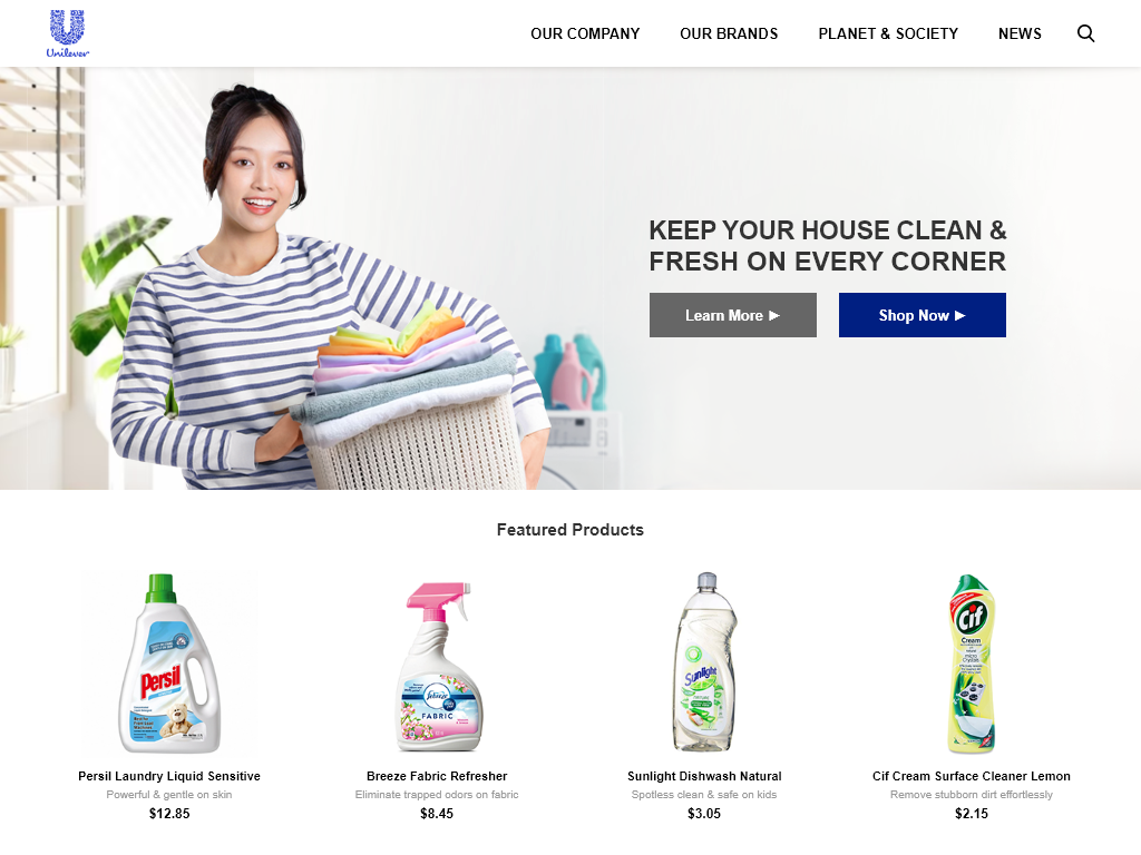 Household Care, English